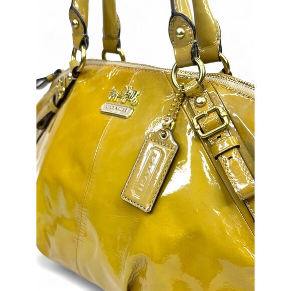 Coach Vintage Madison Patent Leather Sophia Satchel - Picture 8 of 15
